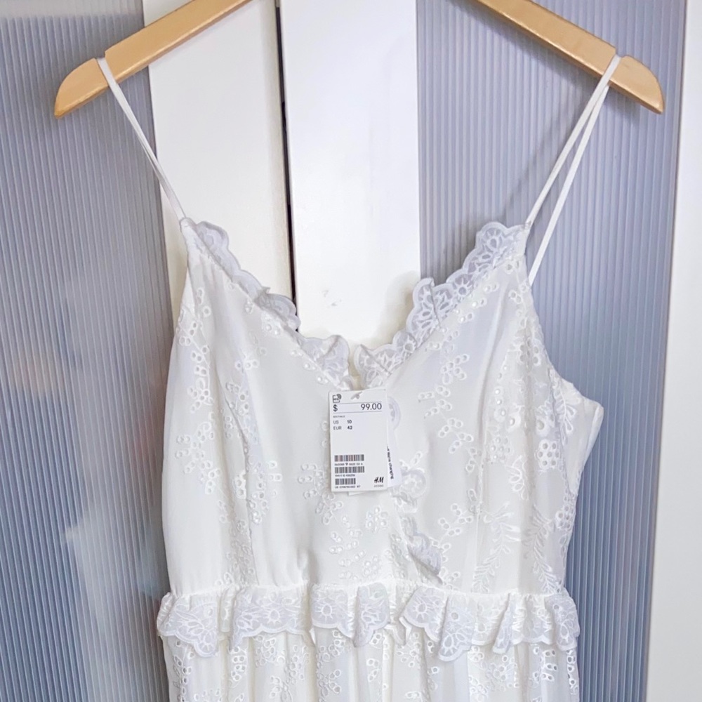 H&M New Elegant White Dress